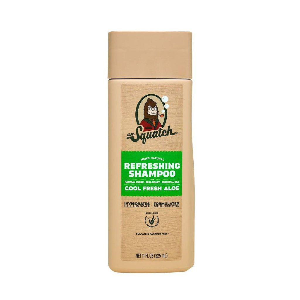 DR. SQUATCH Men's Natural Shampoo - Cool Fresh Aloe - 11oz
