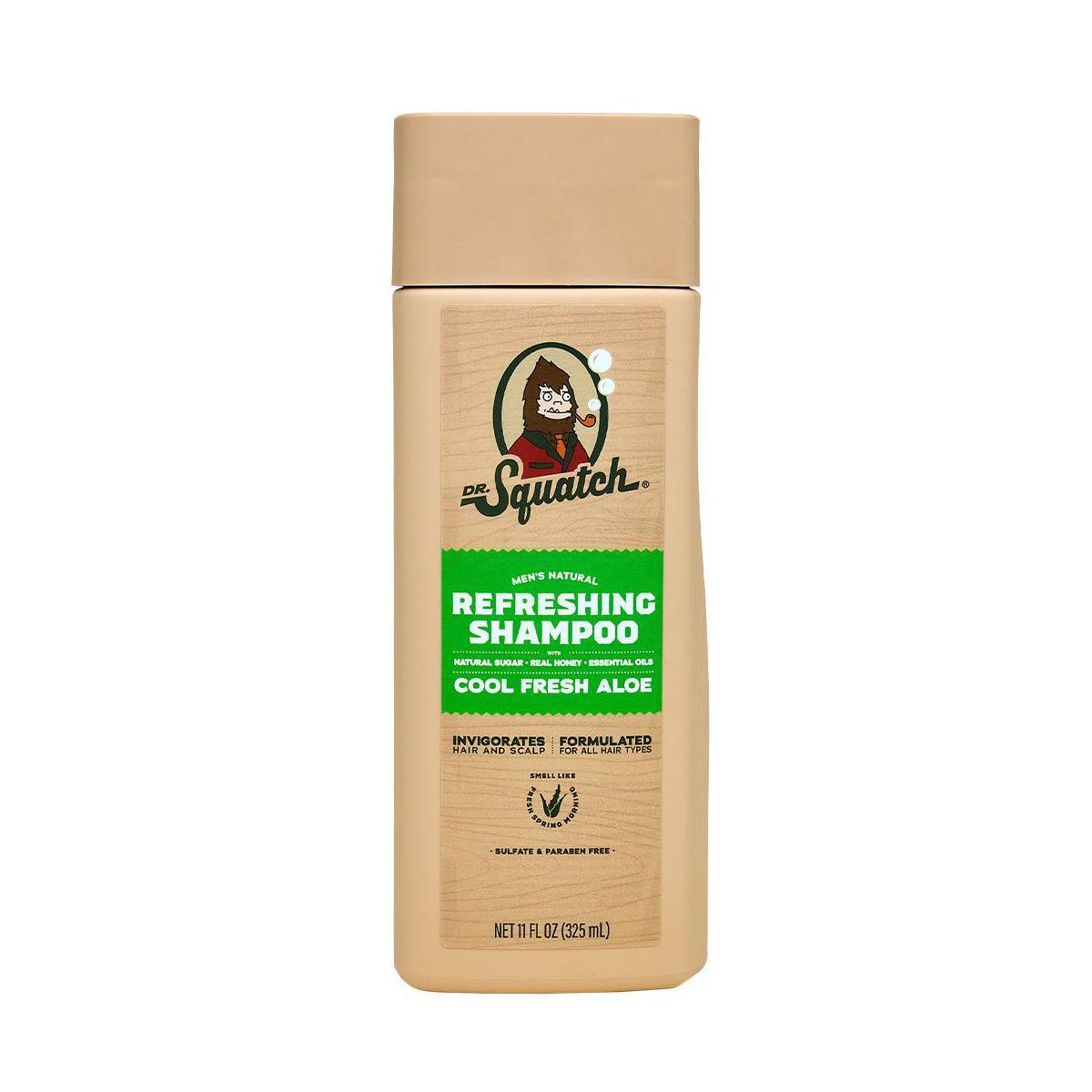 DR. SQUATCH Men's Natural Shampoo - Cool Fresh Aloe - 11oz