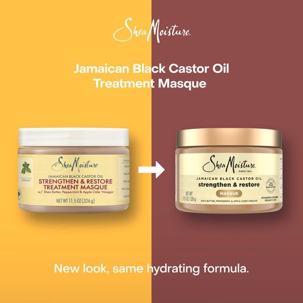 SheaMoisture Jamaican Black Castor Oil Strengthen & Restore Hair Mask - 11.5oz