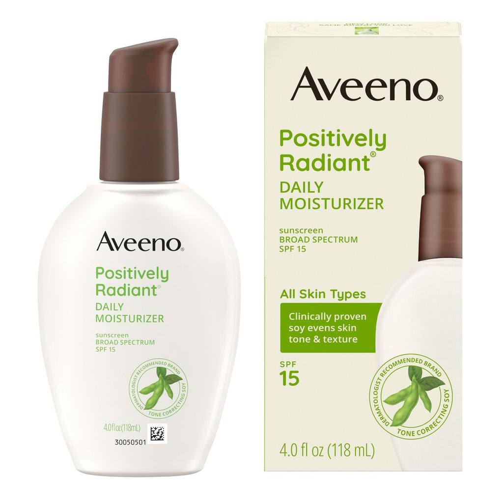 Aveeno Positively Radiant Daily Face Moisturizer - SPF15 - 4oz