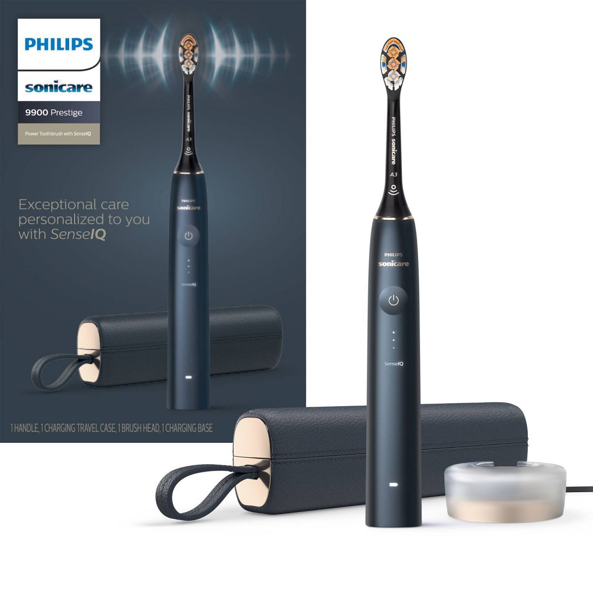 Philips Sonicare 9900 Prestige Rechargeable Electric Toothbrush - HX9990/12 - Midnight