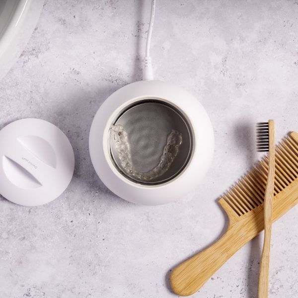 Zima Dental Pod Ultrasonic Cleaner - Retainer Cleaner, Denture Cleaner, Invisalign Cleaner, Night Guard Cleaner, Aligner Cleaner