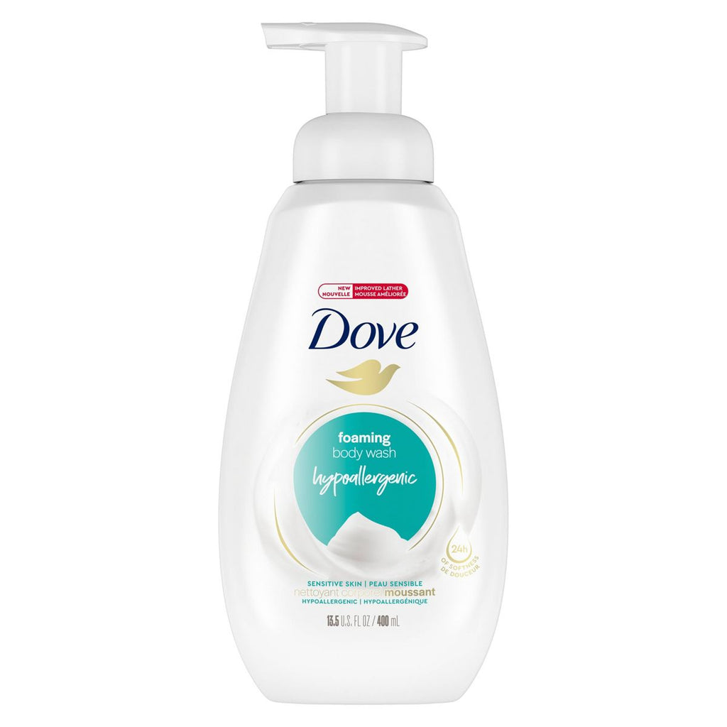 Dove Beauty Sensitive Skin Sulfate-Free Shower Foam Body Wash - 13.5 fl oz