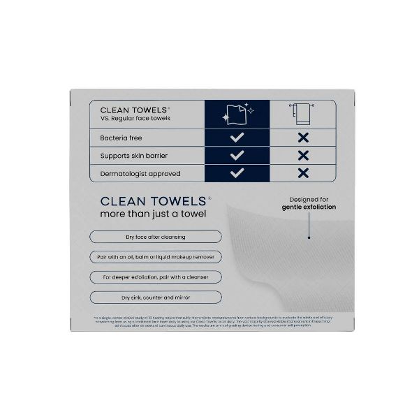 Clean Skin Club Cleansing Towels - XL - 10ct
