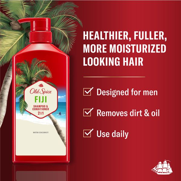 Old Spice Men's Fiji 2-in-1 Shampoo & Conditioner - 21.9 fl oz