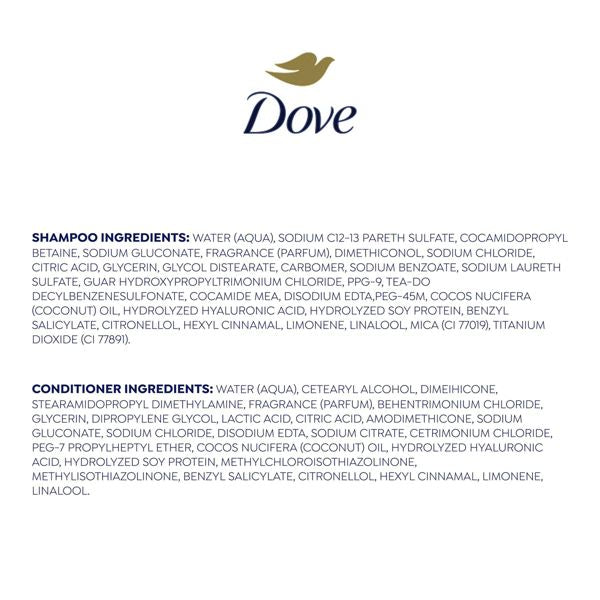 Dove Beauty Daily Moisture Shampoo & Conditioner Set - 12 fl oz/ 2ct