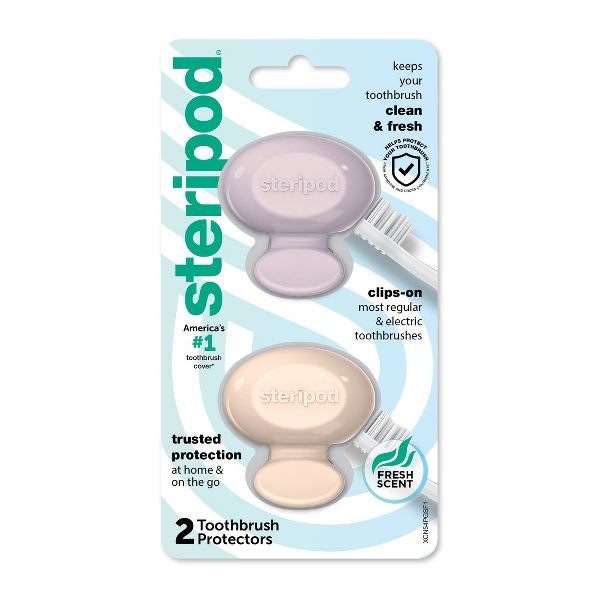 Steripod Toothbrush Protec Cover - Trial Size - 2ct