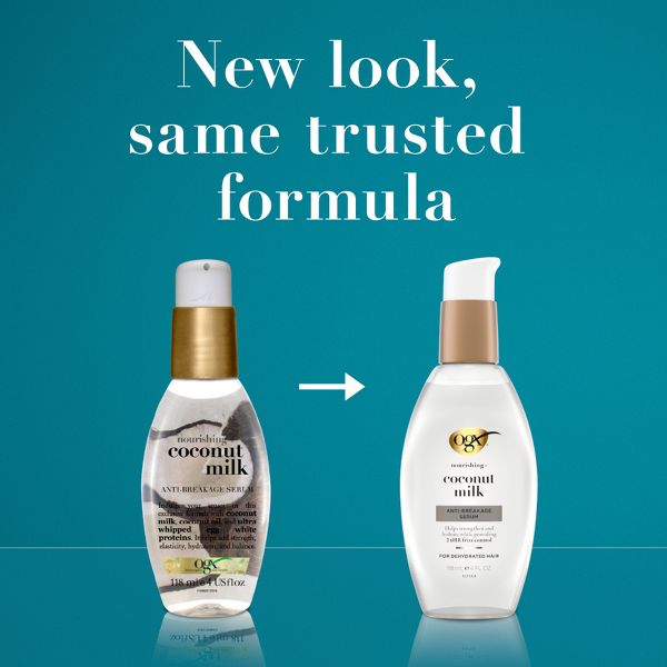 OGX Nourishing + Coconut Milk Anti-Breakage Serum Leave-In Hair Treatment - 4 fl oz