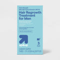 Hair Regrowth Treatment for Men - 3ct/2 fl oz - up&up™
