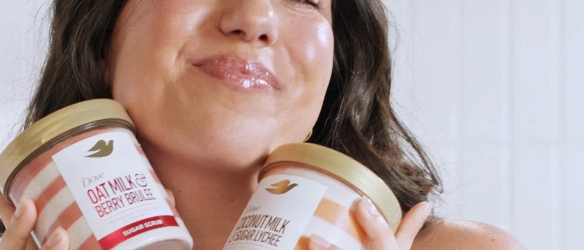 Dove Beauty Whipped Shower Foam - Oat Milk & Berry Brulee - 10.3oz