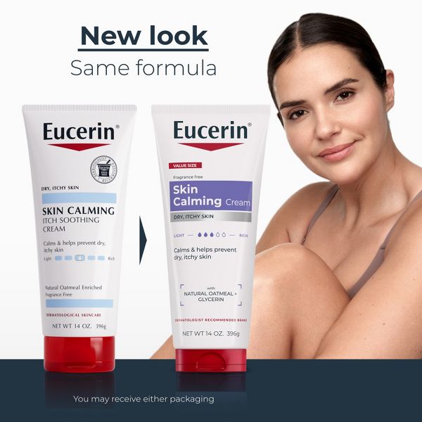 Eucerin Skin Calming Daily Body Cream Unscented - 14oz