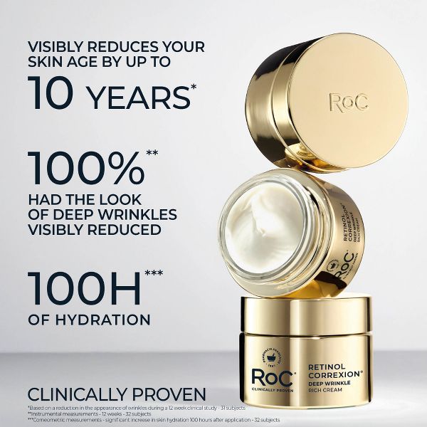 RoC Retinol Correxion Deep Wrinkle Rich Cream - 1.7oz
