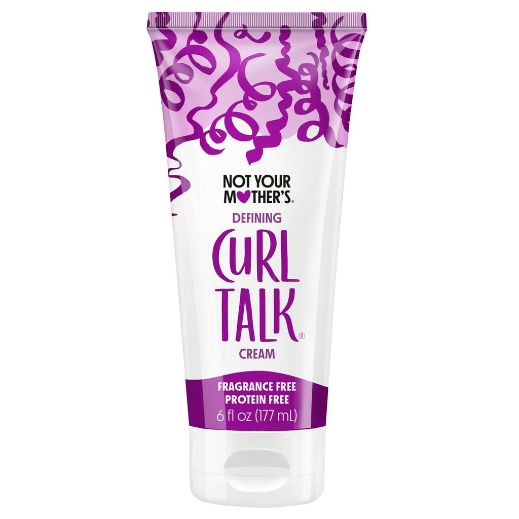 Not Your Mother's Curl Talk Fragrance Free Defining Cream Curl Enhancer - 6 fl oz: Moisturizing, Ethyl Alcohol-Free, Paraben-Free, Sulfate-Free