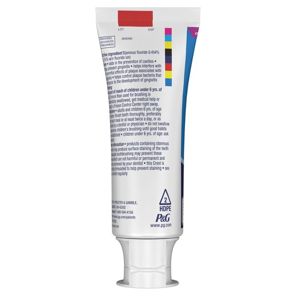 Crest Kids Sugar & Bacteria Shield Toothpaste, Strawberry Flavor, 4.1oz