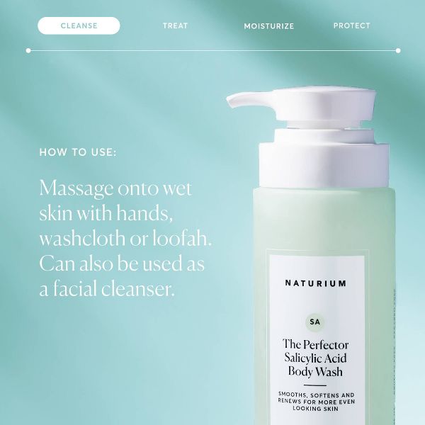 Naturium The Perfector Salicylic Acid Skin Smoothing Body Wash - 16.9 fl oz