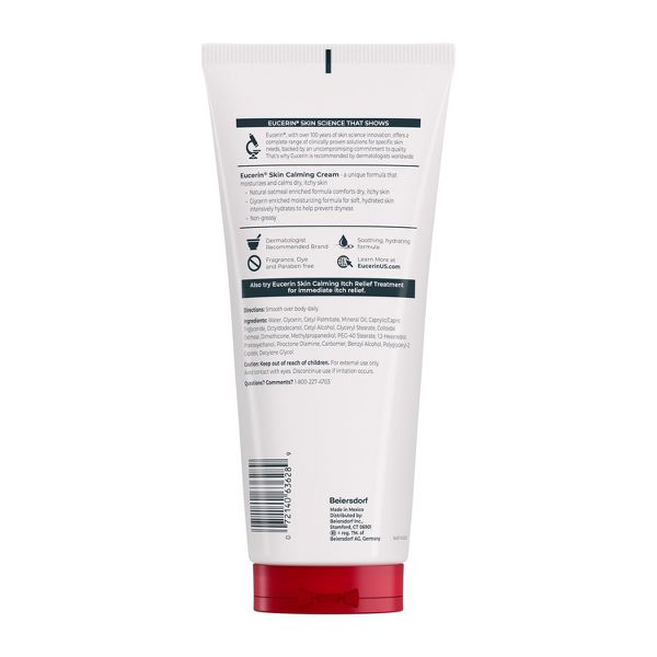 Eucerin Skin Calming Daily Body Cream Unscented - 14oz