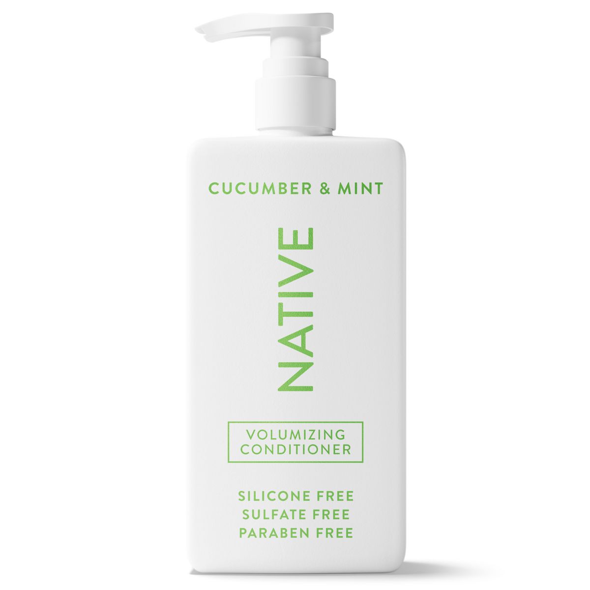 Native Vegan Cucumber & Mint Volume Conditioner, Clean, Sulfate, Paraben and Silicone Free - 16.5 fl oz