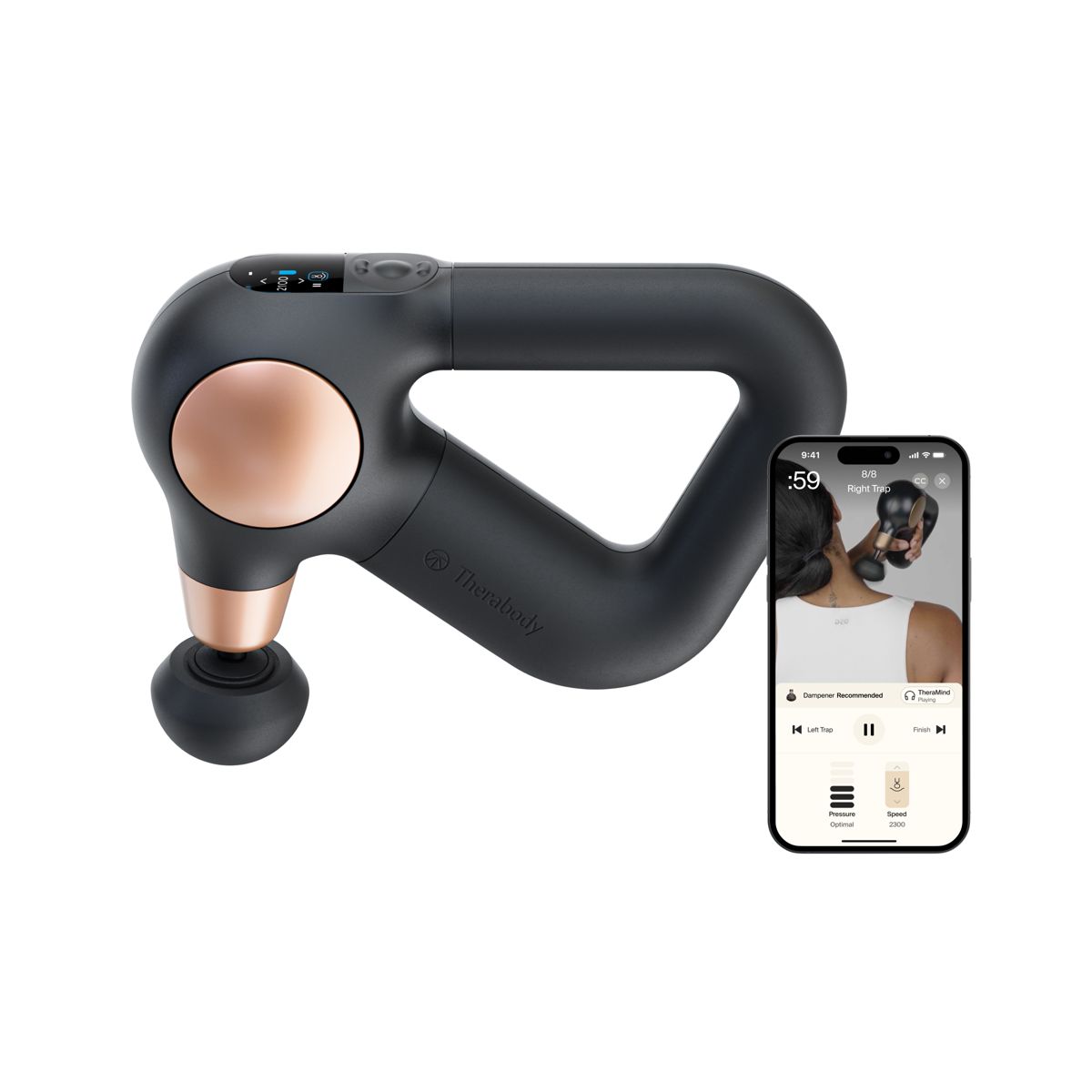 Therabody Theragun Sense (2nd Generation) Massage Gun - Relaxing Massage with Built-In Guided Routines