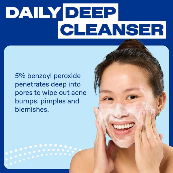 Differin Daily Acne Face Wash Cleanser with Benzoyl Peroxide - 4 fl oz
