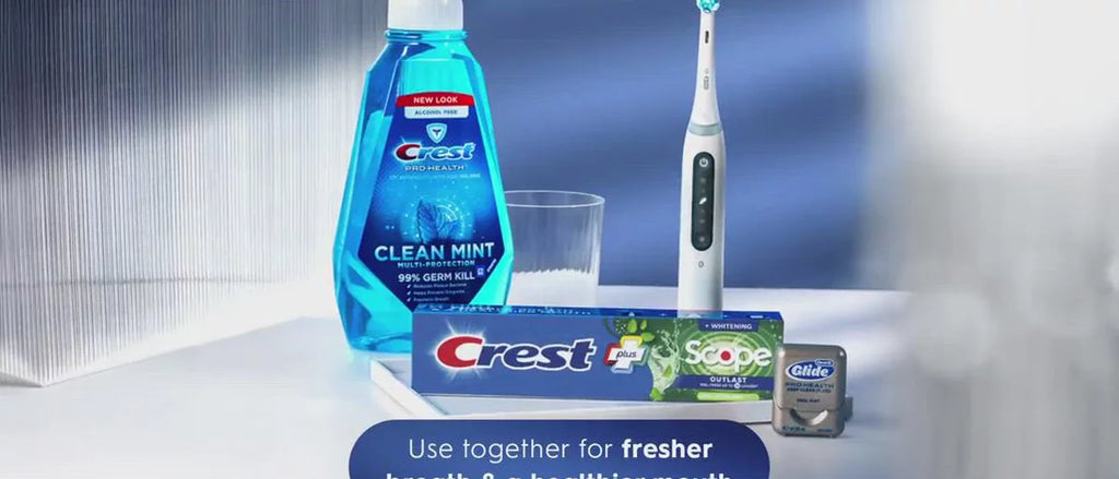 Crest + Deep Clean Complete Whitening Fluoride Toothpaste - Effervescent Mint - 5.4 oz