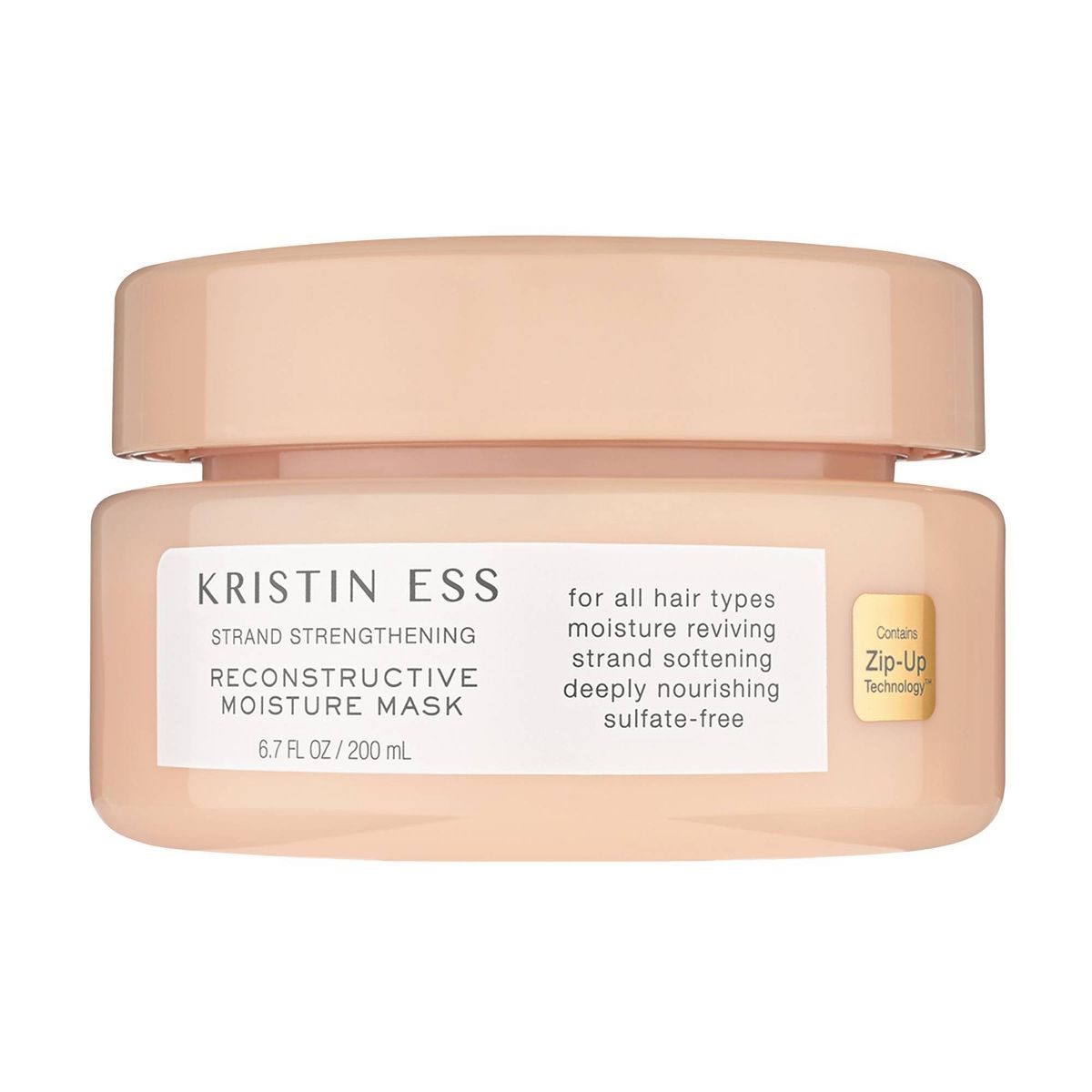 Kristin Ess Hair Reconstructive Moisturizing Repair Mask, Deep Conditioner for Dry Damaged Hair with Shea Butter + Coconut Oil- 6.7 fl oz