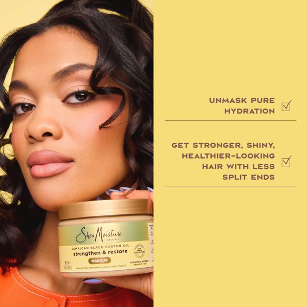 SheaMoisture Jamaican Black Castor Oil Strengthen & Restore Hair Mask - 11.5oz